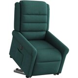  Električni naslonjač na podizanje tkanina tamnozeleni | shoptok.hr