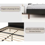  Versaj Bračni Krevet 216X164X108 cm - Sivi + Forma Dušek za Bračni krevet 160x200 cm | Eponuda.com
