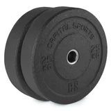 Capital Sports RENIT, HI TEMP, disk utezi 50,4 mm, gumirani, aluminijska jezgra, 2x25kg