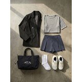 Sinsay Džemper bluza s kratkim rukavima, s dodatkom viskoze | shoptok.hr
