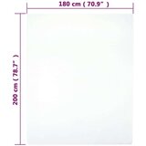 vidaXL Napenjalna rjuha 2 kosa bela 180x200 cm bombaž | Shoptok.si