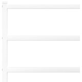  Metalni okvir za krevet s uzglavljem bijeli 120x200 cm | shoptok.hr