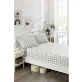 Lessentiel Maison set čaršav i 2 jastučnice artus, 160x200 cm, belo-crni | ePonuda.com