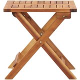 vidaXL Sklopivi vrtni stolić za kavu 40 x 40 x 40 cm bagremovo drvo | shoptok.hr