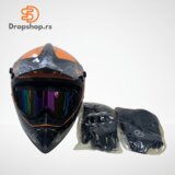 Prolinetech Cross/Enduro kaciga &amp;ndash; PLT/HE-ORANGE (L) Slike