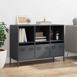  Komoda antracit 101,5x39x73,5 cm od hladno valjanog čelika | shoptok.hr
