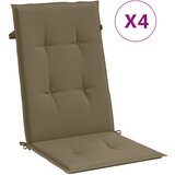vidaXL Blazina za stol 4 kosi melanž taupe 120x50x4 cm blago, (21167761) | Shoptok.si