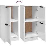 Komode sjajne bijele 2 kom 30x30x70 cm od konstruiranog drva | shoptok.hr