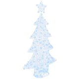  Božićno drvce s 160 LED svjetlima Hladna bijela 150 cm Akril | shoptok.hr