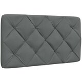 vidaXL Vzglavna stranica temno siva 80 cm blago Cene