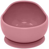 Petite&Mars Silikonska zdjelica s vakuumom 360 ml Take&Match 6 m+, Dusty Rose | shoptok.hr
