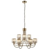  Endon 118934 - Luster na lancu BERENICE 9xE14/7W/230V zlatna | Eponuda.com
