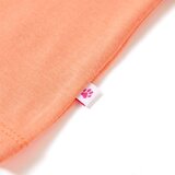  Dječja majica sa širokim rukavima neonskonarančasta 140 | shoptok.hr