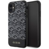  originalni guess ovitek g-cube GUHMN61HGCFSEK z magsafe za iphone 11 - črn | Shoptok.si