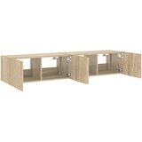  Zidni TV ormarići LED 2 kom boja hrasta sonome 80x35x31 cm | shoptok.hr