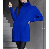 Gemre Long Blue Soft Turtleneck Sweater Kali | shoptok.hr