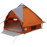  Teepee šator za 4 osobe Siva i narančasta 388 x 320 x 169 cm | Eponuda.ba