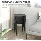  Blagovaonska stolica ukrasna stolica kuhinjska stolica 41 5 cm x 41 5 cm x 46 cm crna | shoptok.hr