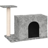  Penjalica za mačke sa stupom za grebanje svjetlosiva 51 cm | shoptok.hr