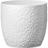 SK Okrugla tegla za biljke Boston (Vanjska dimenzija (ø x V): 19 x 18 cm, Bijele boje, Keramika) Cijene