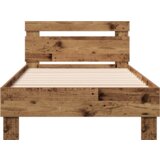 vidaXL Postelja iz starega lesa 90x190 cm - Narejena iz vezanega lesa | Shoptok.si