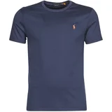 Polo Ralph Lauren T-SHIRT AJUSTE COL ROND EN PIMA COTON LOGO PONY PLAYER MULTICOLO Blue