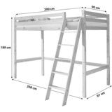 MID.YOU Pograd Matthias, 90x200, Bor, Masivno | Shoptok.si