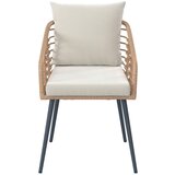 Modern Living Set Za Balkon Leni, Črna, Naravna, Bež, 3-Delno | Shoptok.si