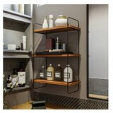 Hanah home pulalis - walnut walnut wall shelf | ePonuda.com