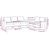  2-dijelni set sofa s jastucima crvena boja vina baršunasti | shoptok.hr