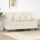  The Living Store Kavč dvosed krem 120 cm žamet - Dvosed, (21495015) Cene