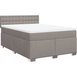 Maison Chic Box spring postelja - Vzmetna postelja z vzmetnico taupe 140x200 cm blago SL11483, (21882758) | Shoptok.si