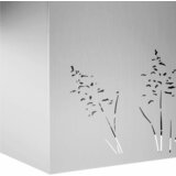  Vrtna saksija Srebrna 80 x 20 x 49 cm Pocinčani čelik | shoptok.hr
