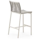 Kave Home Bijela metalna vrtna barska stolica Culip – | shoptok.hr