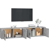  Zidni TV ormarići 2 kom siva boja betona 100 x 34 5 x 40 cm | shoptok.hr