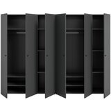 MID.YOU Omara S Klasičnimi Vrati Darwin, Antracit | Shoptok.si