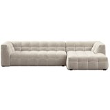 Windsor & Co Sofas bež baršunasta kutna garnitura Vesta, desni kut Cijene