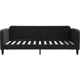  Dnevni krevet crni 90 x 200 cm od tkanine | shoptok.hr
