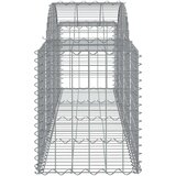  Obokana gabonska košara 200x50x60/80 cm pocinkano železo | Shoptok.si