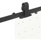 vidaXL Pribor za klizna vrata 213 cm čelični crni | shoptok.hr