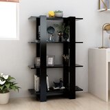 Ormarić za knjige / sobna pregrada crni 80x30x123,5 cm | Eponuda.ba