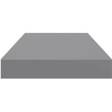  Plutajuće zidne police 2 kom sive 50 x 23 x 3,8 cm MDF | shoptok.hr