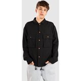 anerkjendt Akotto Cot-Linen-Vis Overshirt Jakna caviar Cene