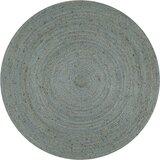 vidaXL Preproga iz jute okrogla ročno delo 120 cm olivno zelena Cene