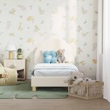  Okvir kreveta za malu djecu s naslonom Krem 70 x 140 cm Bouclé | shoptok.hr