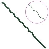  Podrška za biljke 20 pcs Zelena 170 x 0,6 x 0,6 cm Čelik | shoptok.hr
