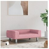 vidaXL Krevet za pse ružičasti 70 x 45 x 26 5 cm baršunasti - Ružičasta 70 x 45 x 26.5 cm | shoptok.hr