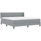 Krevet s opruga kutije Svijetlo siva 200 x 180 cm tkanina | Eponuda.ba