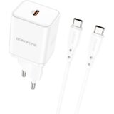 Borofone USB punjač sa kablom 1m Type-C to Type-C BN6 PD20W Type-C set white Cijene