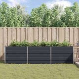  Cvetlično korito Antracit 290 x 100 x 75 cm Cinkana jeklena, (5000207822) | Shoptok.si